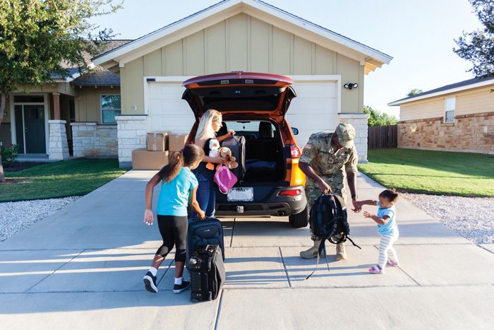 Family packing SUV